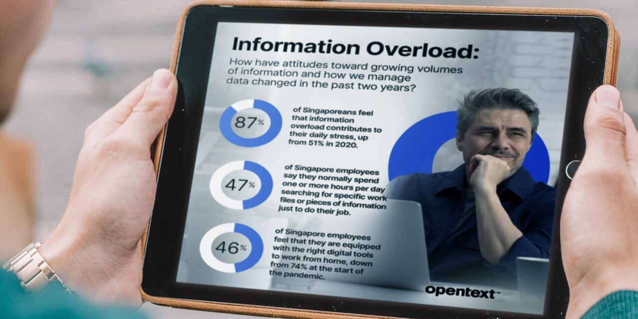 Are the majority of Singaporeans battling with information overload?